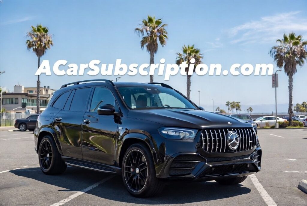 Mercedes AMG GLS 63 SUV car subscription Los Angeles
